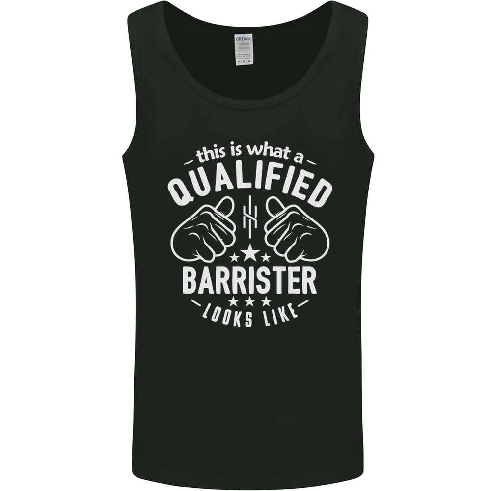This Is What a Qualified Barrister Looks Like Mens Vest Tank Top
