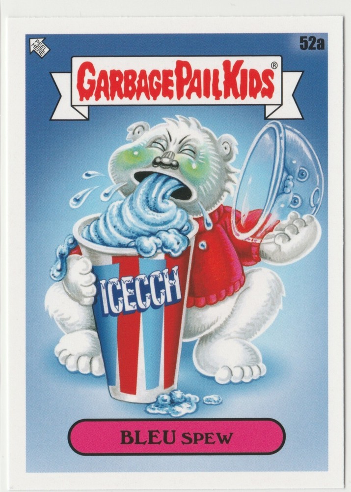 Bleu Spew #52a Garbage Pail Kids GPK 2021 Food Fight Trading Card