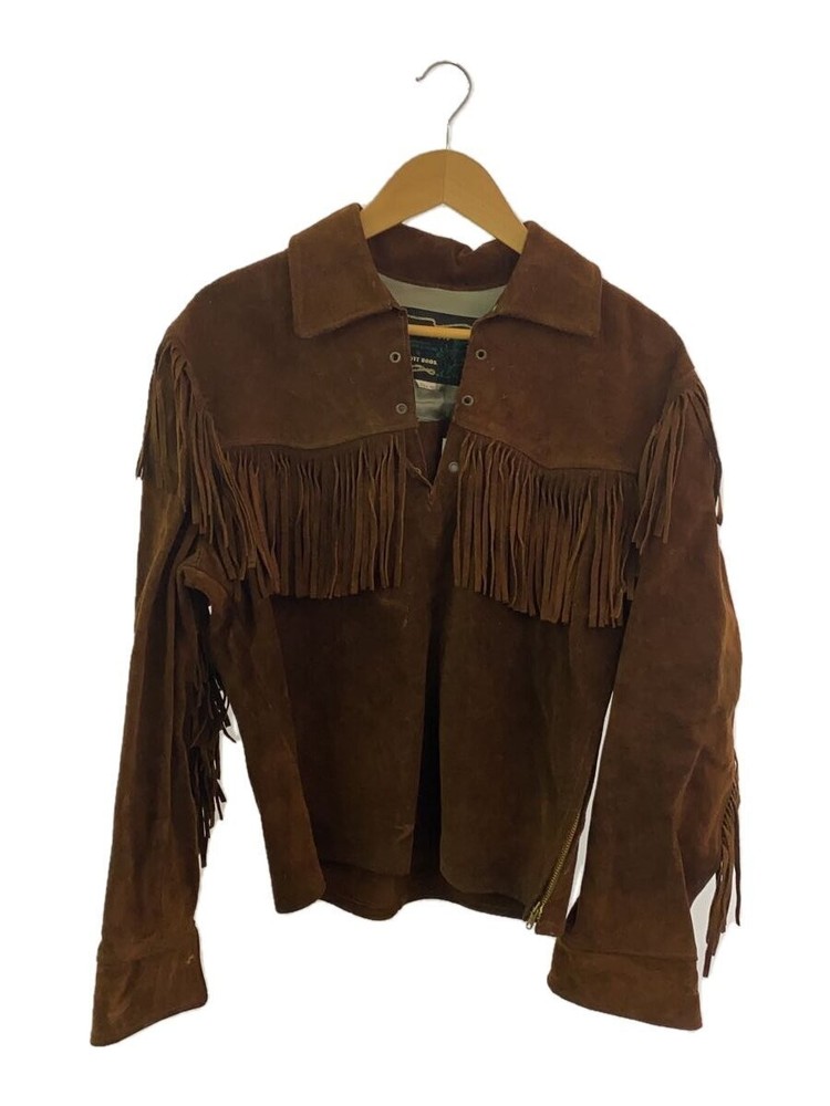 Schott Leather Jacket Blouson/40/Suede/Brw 7732