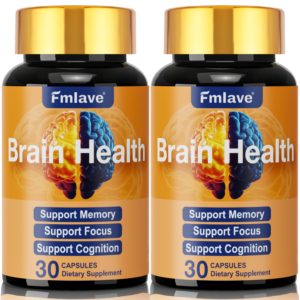 Dynamic Brain Supplement 60 Capsules–Memory Focus Clarity-Pack of 2, EXP 09/2027