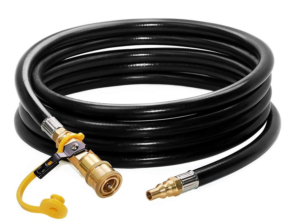 12 feet Low Pressure Propane Quick-Connect Hose, RV Quick Connect Propane Hos...