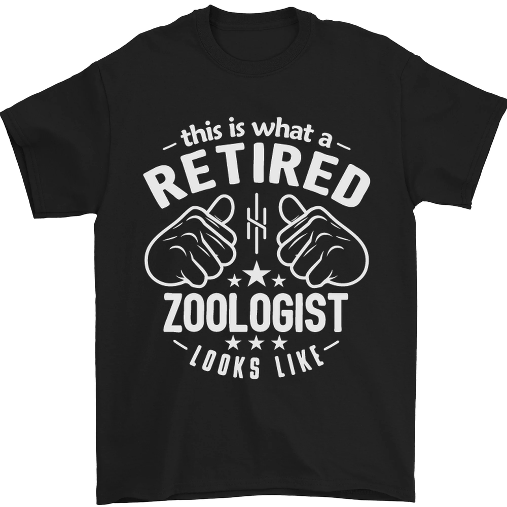This Is What a Retired Zoologist Looks Like Mens T-Shirt 100% Cotton