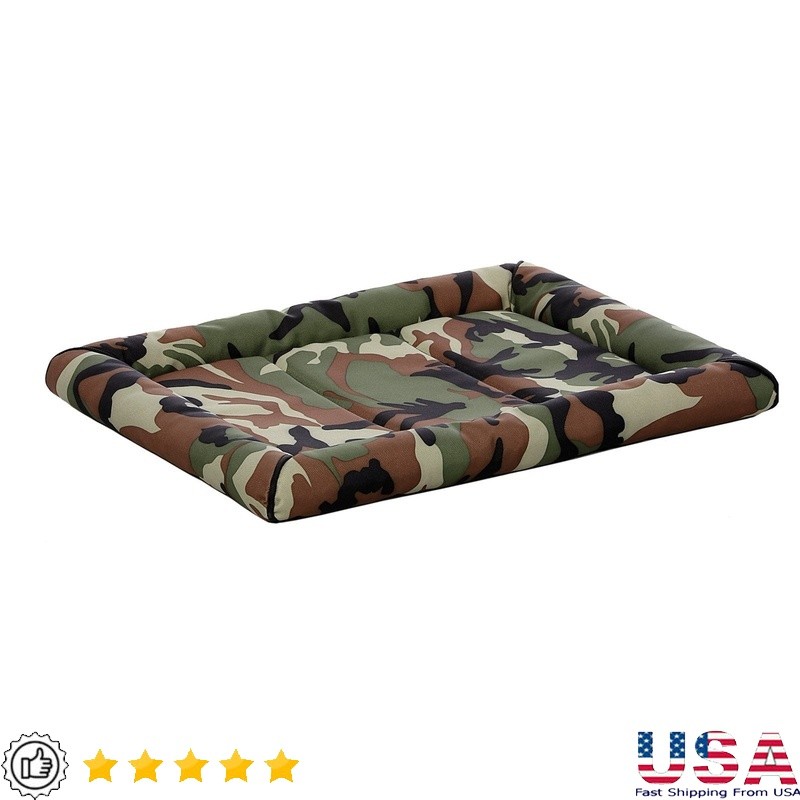 Durable Water Resistant Dog Bed Non-Slip Base Machine Washable Indoor Use