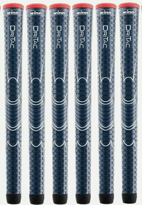 **6pcs Flash Sale** New WINN DriTac Men's Standard DARK BLUE Golf Grip 5DT-NB-image
