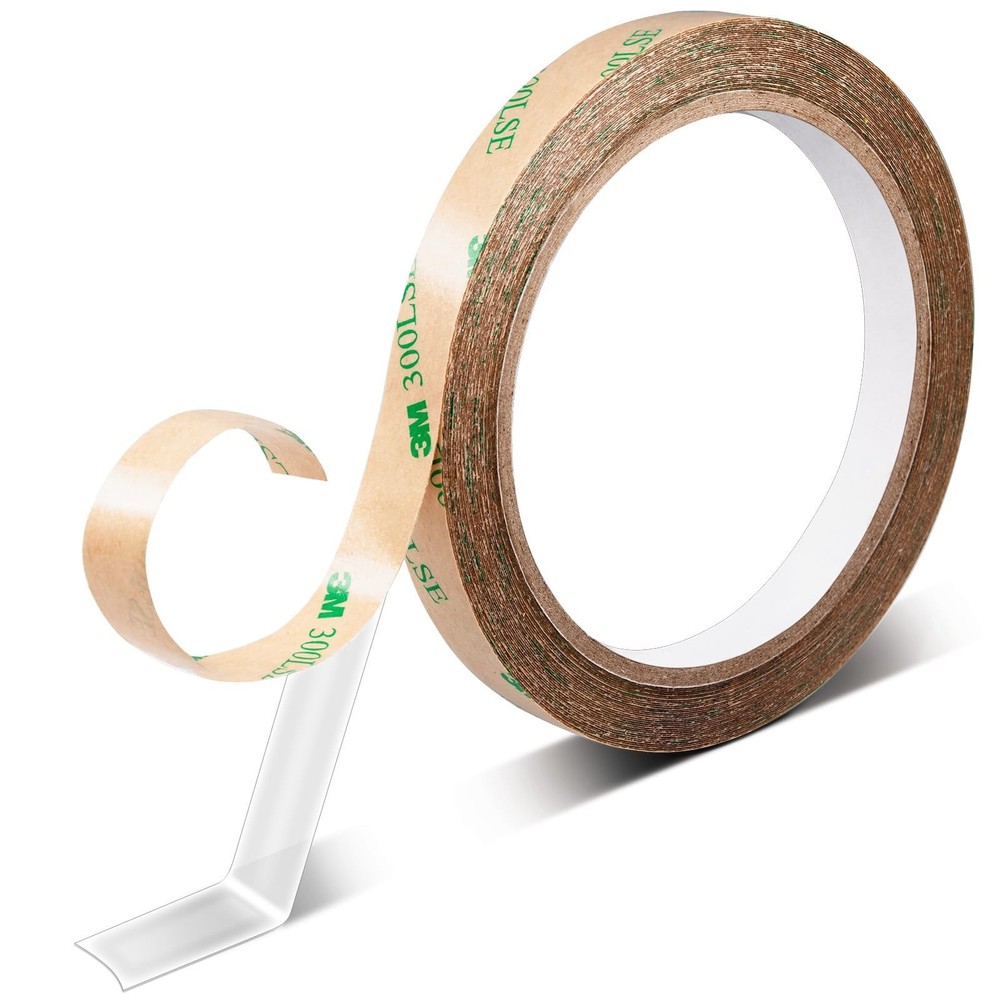 Thin Double Sided Tape,Waterproof,Heat Resistant,Removable,Clear 300LSE Adhes...