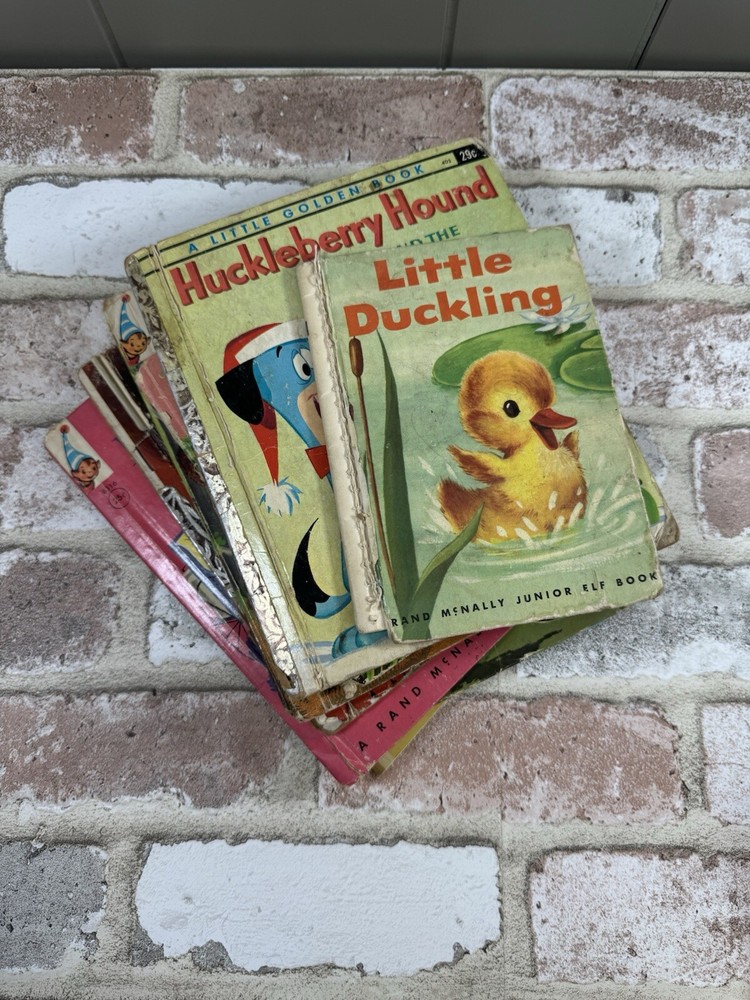 Vintage Lot of 12 Childrens Books 50s-60s?  A few missing backs - Nursery Decor