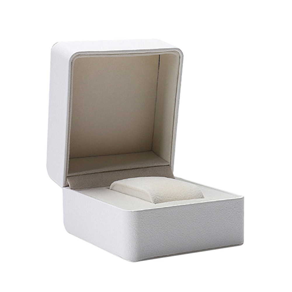 Square Watch Box Jewelry Organizer Display Case for Fashion Wristwatches Storage
