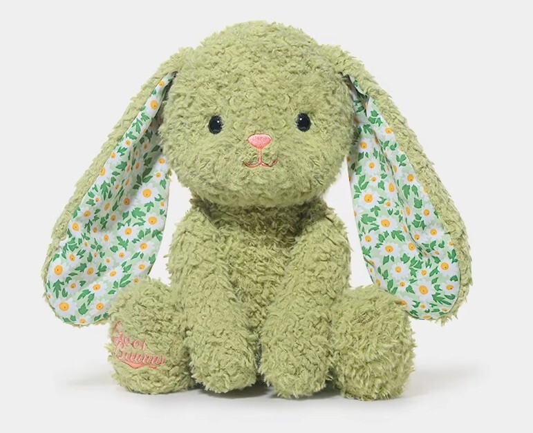 Green Bunny Rabbit 14 Inch Stuffed Animal Plush Toys Toddler Doll Kids Gifts