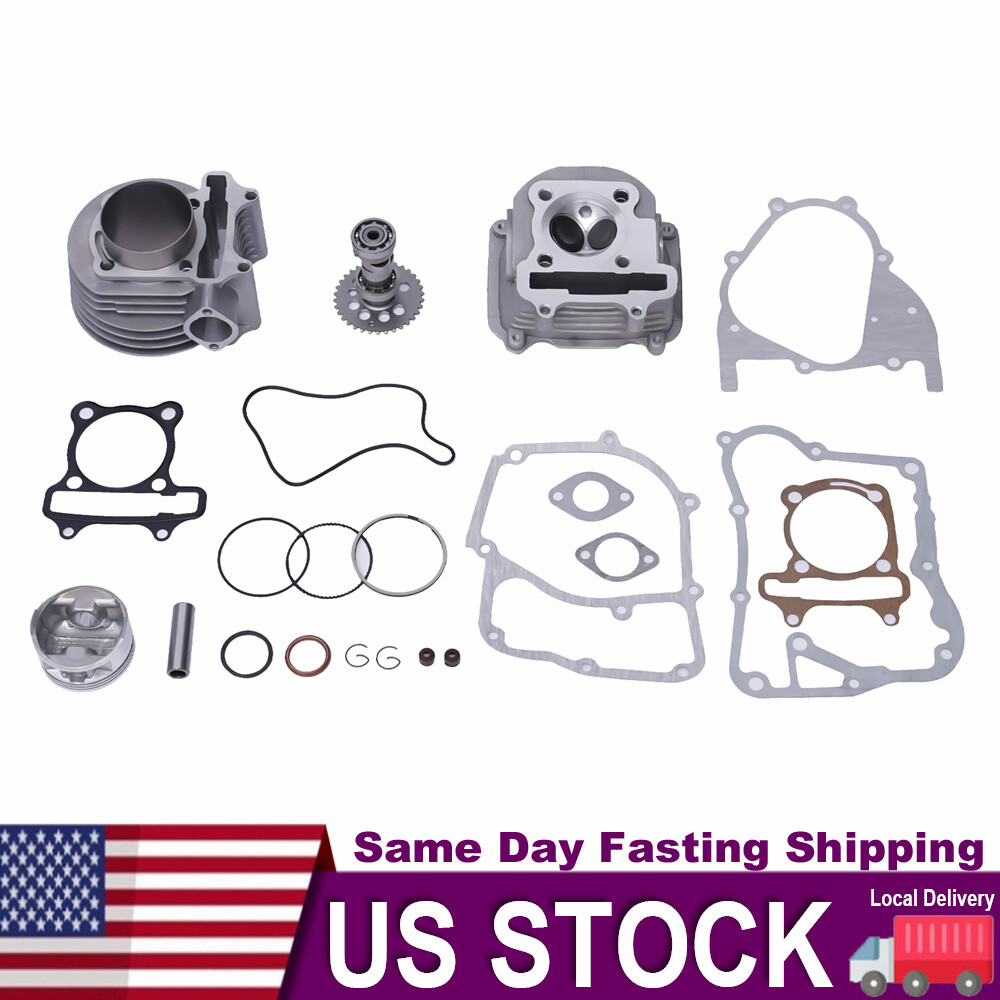 For Gy6 150cc 61mm Engine Rebuild Kit Big Bore Cylinder Kit With Cylinder Head
