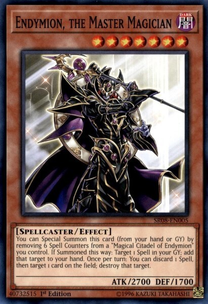 Endymion, the Master Magician SR08-EN005 Order of the Spellcasters 1st Edition
