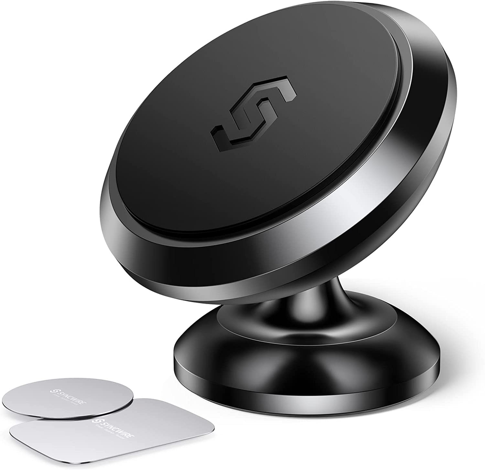 Magnetic Car Phone Holder for Dashboard, Cell Phone Car Kits, 360° Adjustable Ma