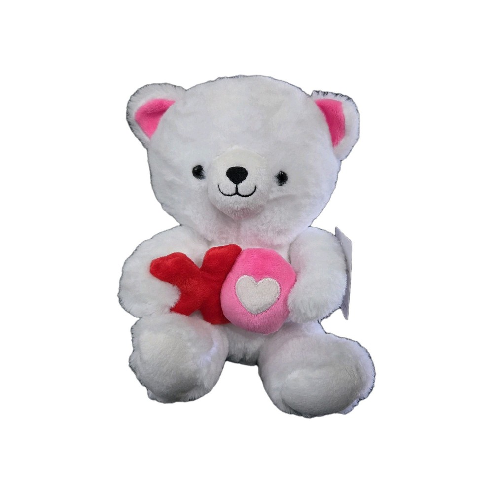 Hallmark Love Teddy Bear Hugs and Kisses XO Heart 8