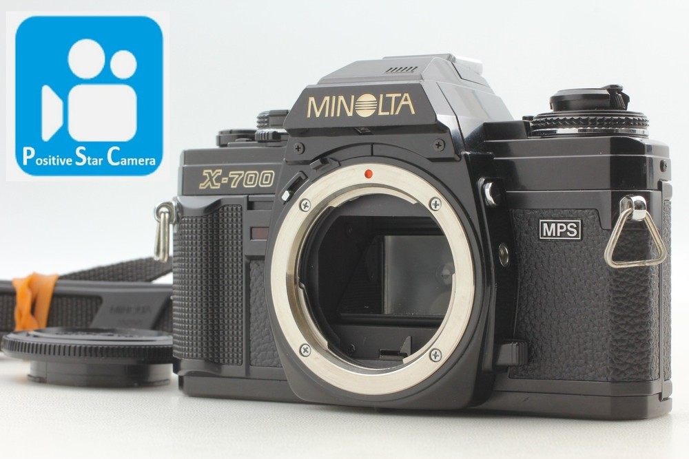 🎦VIDEO👀✨MINT✨ MINOLTA X-700 Black 35mm SLR Film Camera Body From JAPAN