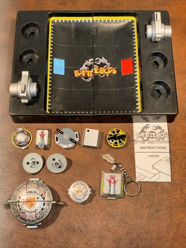 Vtg Toy Battlebots  2001 Road Champs Spinbots Action Arena toy Jakks Pacific