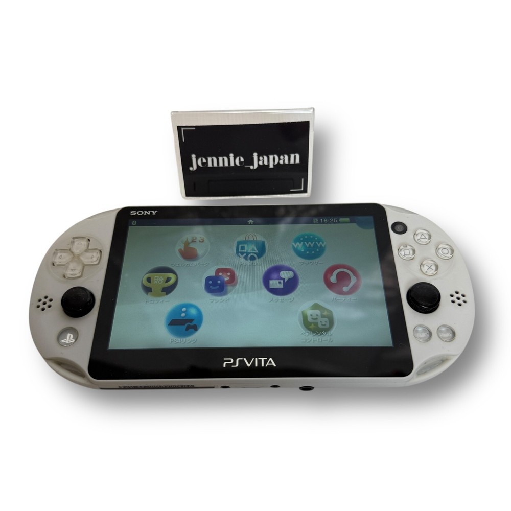 PS Vita PCH-2000 ZA22 Glacier White Wi-Fi PlayStation with 16gb memory tested