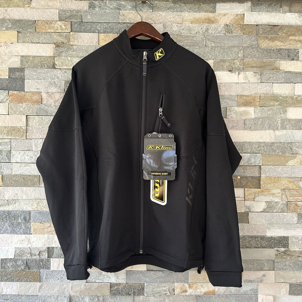 Klim Inferno Jacket Shirt Black Grey Mens Medium Snowmobile