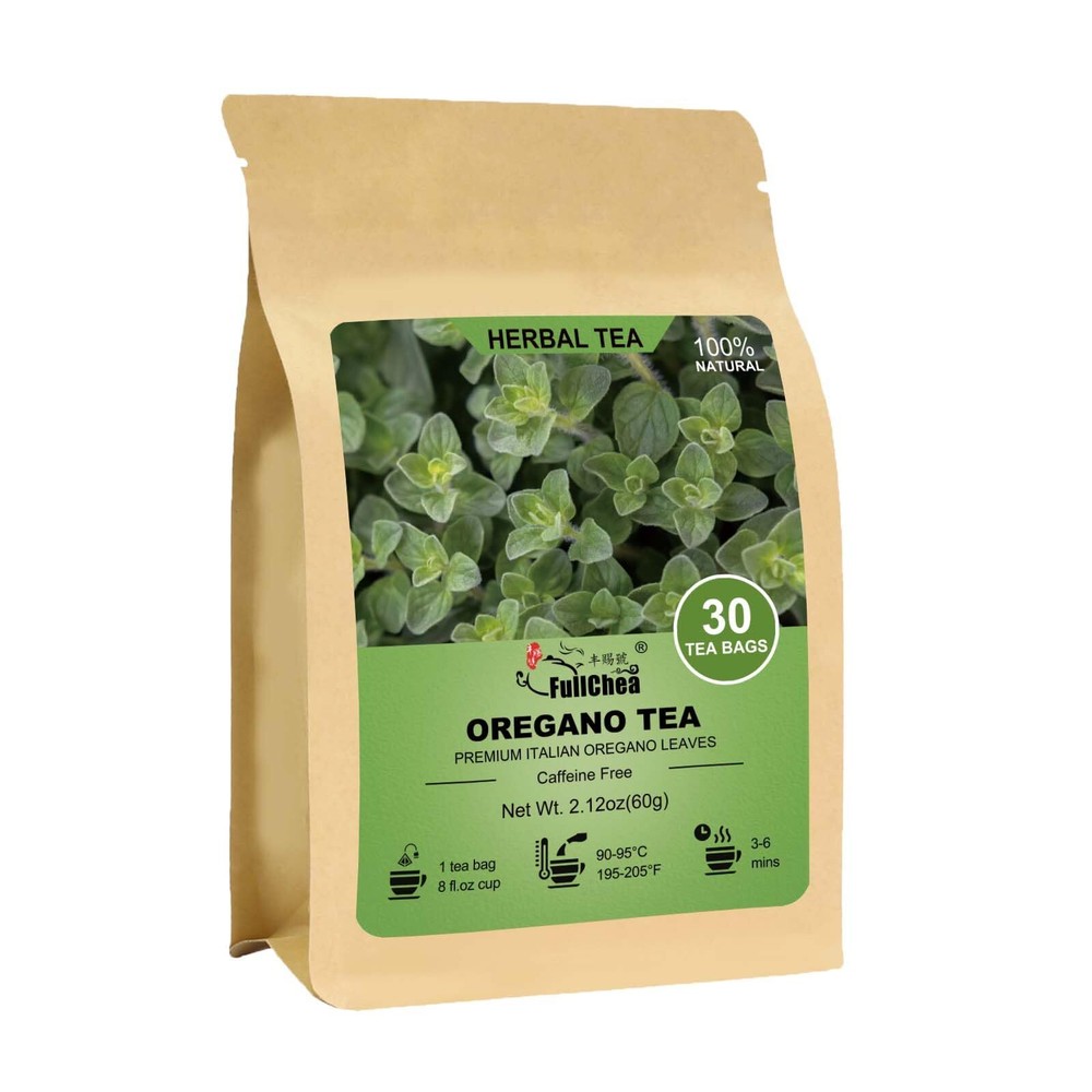 - Oregano Tea Bags, 30 Teabags Oregano Tea, 2g/bag - Premium Oregano Leaves -...