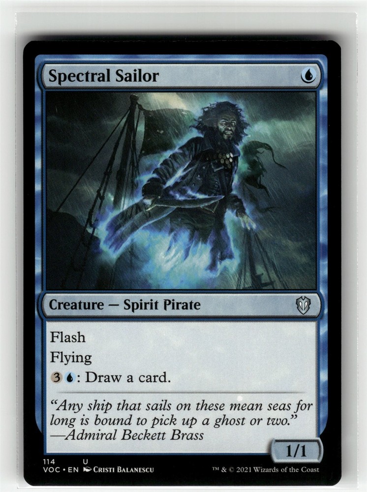 SPECTRAL SAILOR Crimson Vow Commander #114 VOC(NM+)(MTG)
