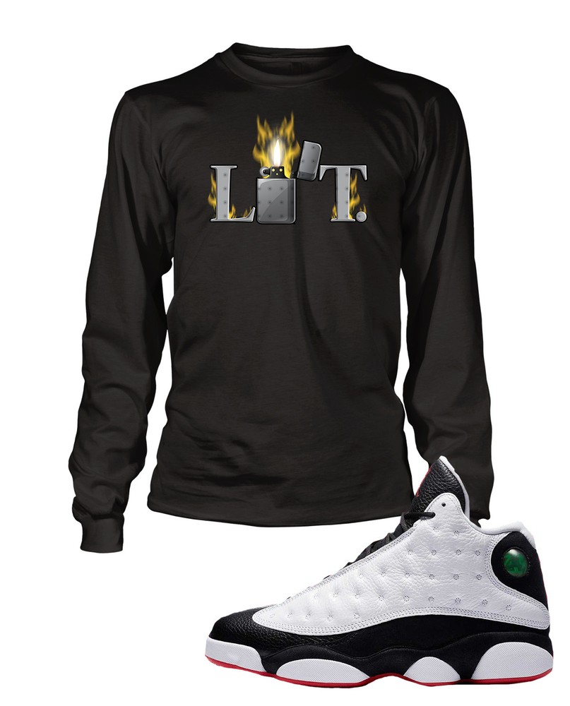 Air J13 He Got Game Inspired Graphic Lighter Tee for Big & Tall