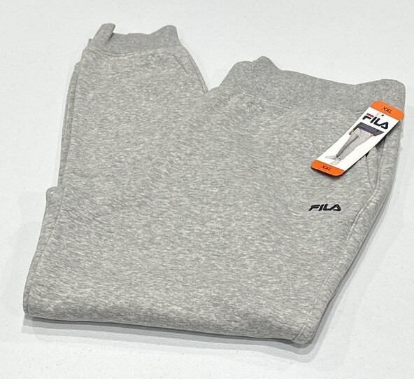 Fila Women's Heavyweight Fleece Joggers, HR Gray 2XL