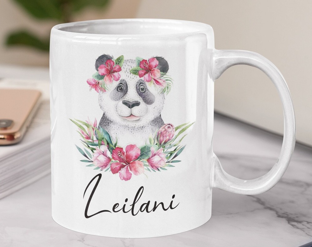 Personalized Panda Mug Panda Gifts Panda Gift For Her Cute Panda Cup Funny