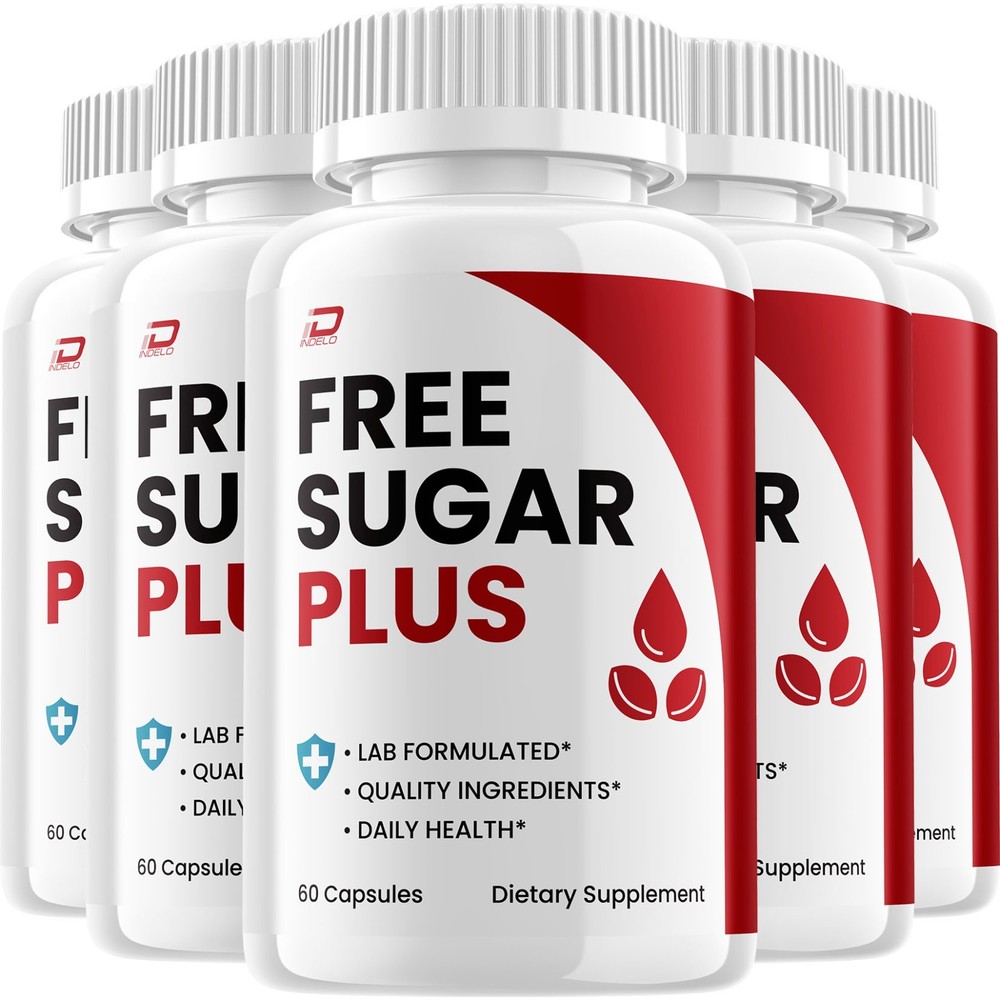 (5 Pack) Free Sugar Plus Capsules – Free SugarPlus Natural Blend Glycogen