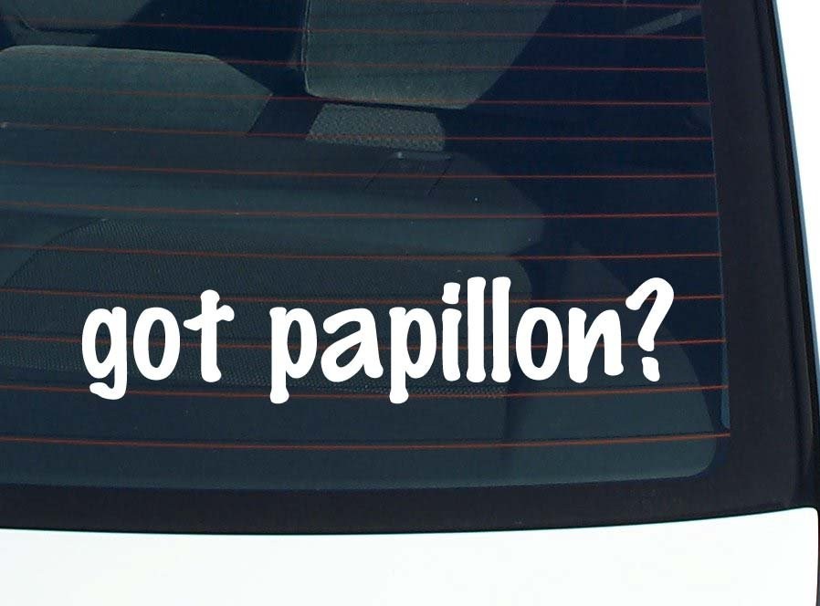 Got Papillon Funny Car Bumper Decal Vinyl Sticker Window Joke