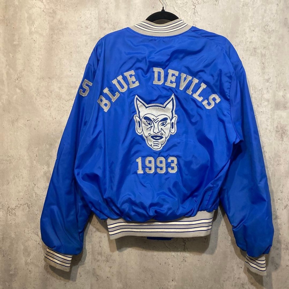 Blue Devils Stadium Jumper 1993 Nylon Jumper Made in USA Vintage