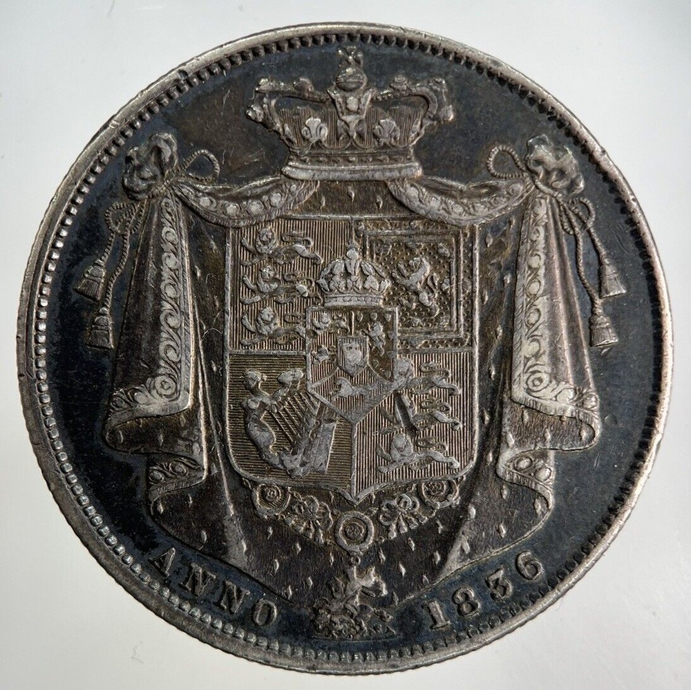1836 William IV Half-Crown Silver Coin | Very High Grade