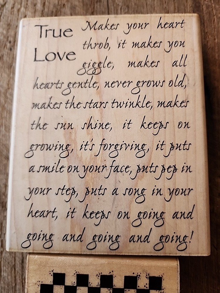 Mixed Lot Of 6 Rubber Stamps