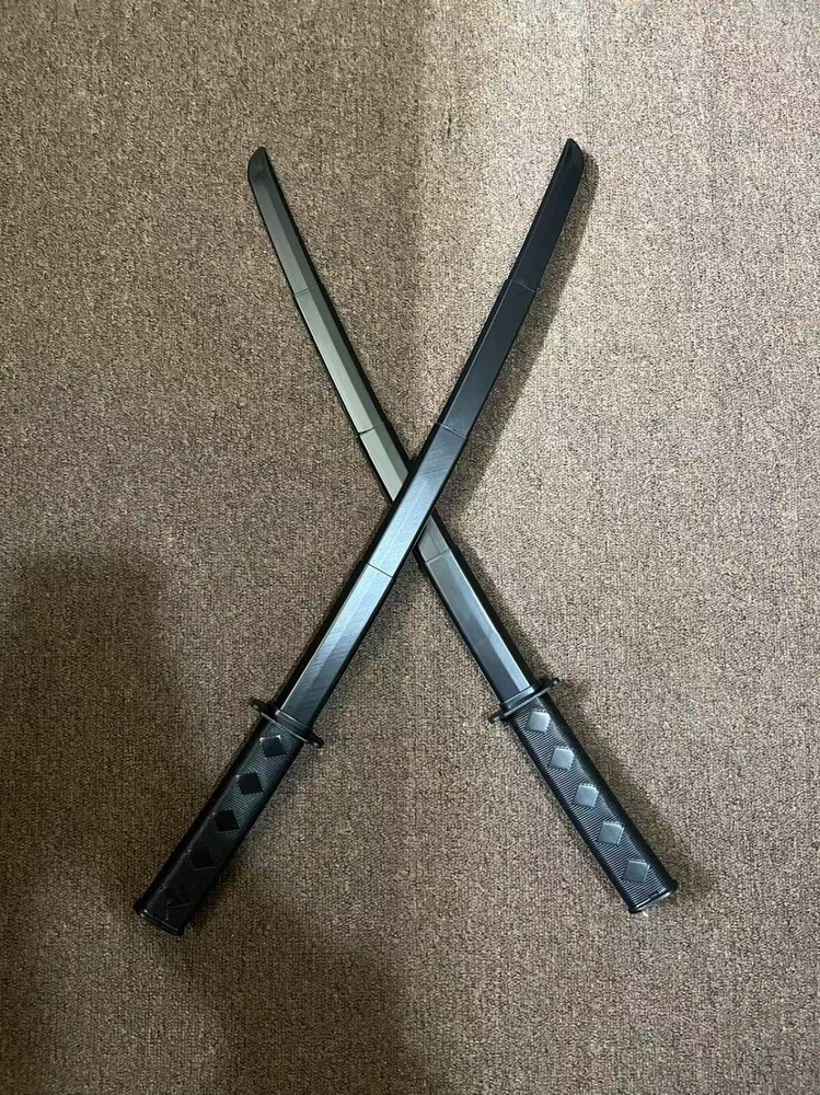 2x Printing Retractable toys Samurai Sword Retractable Katana Cosplay US Stock!