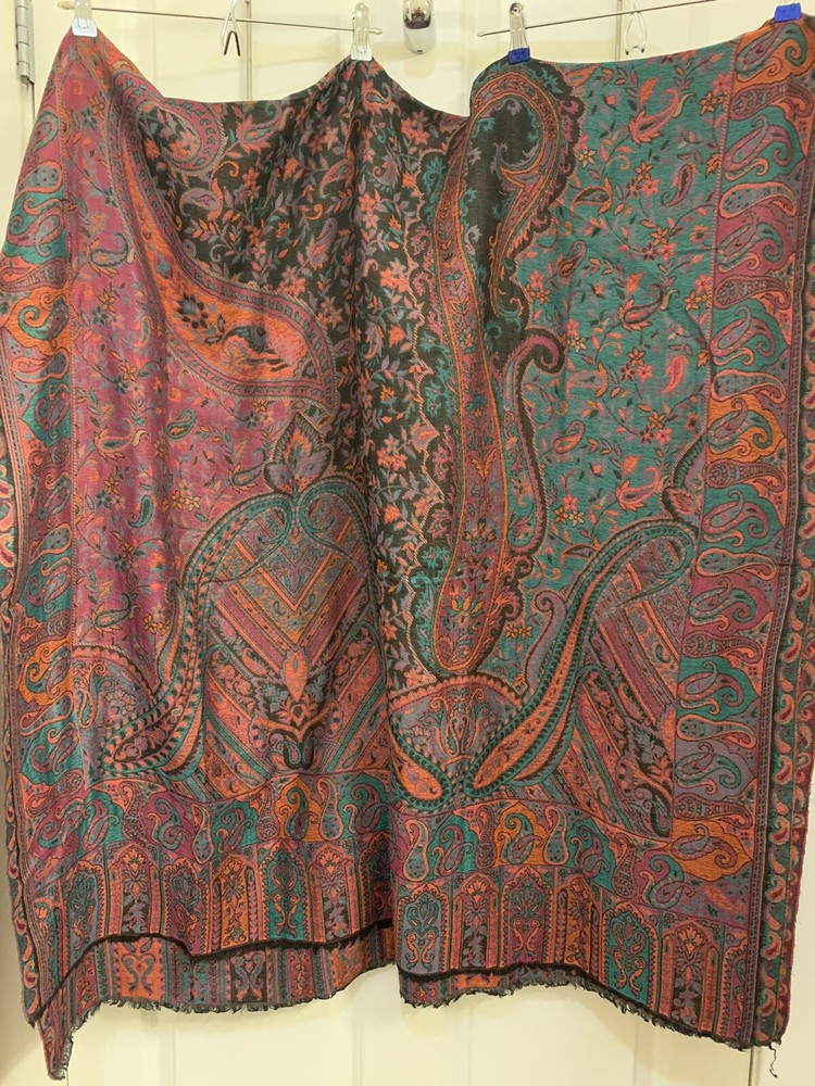 Luxury Double-Sided Cashmere Scarf for Women Style #921