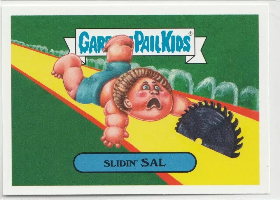 Slidin Sal #8b Garbage Pail Kids GPK 2019 We Hate the 90s Series Card