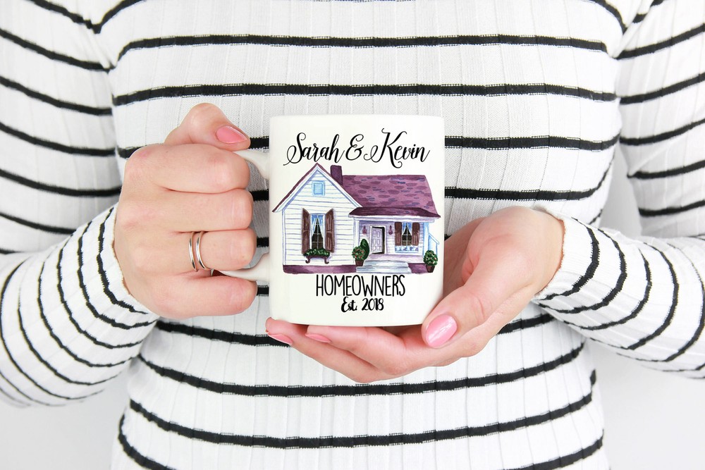 Custom Couples Housewarming Mug Housewarming Gift Home Owner Gift  New Homeowner