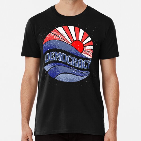 Government Democracy Doesn't Sleep Made in USA T-Shirt S-5XL