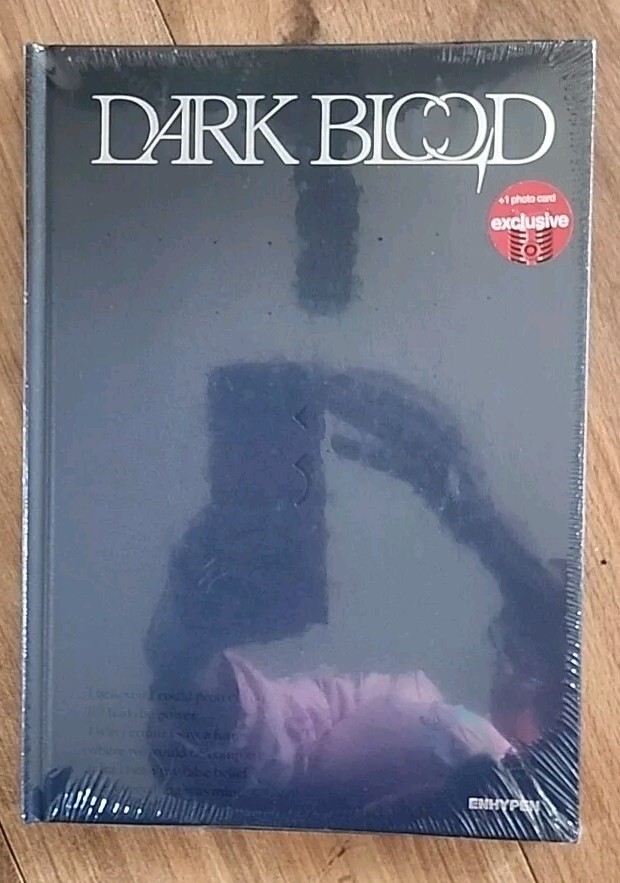 ENHYPEN Dark Blood TARGET EXCLUSIVE NEW SEALED CD BOOK ENCLOSURE: HALF VERSION