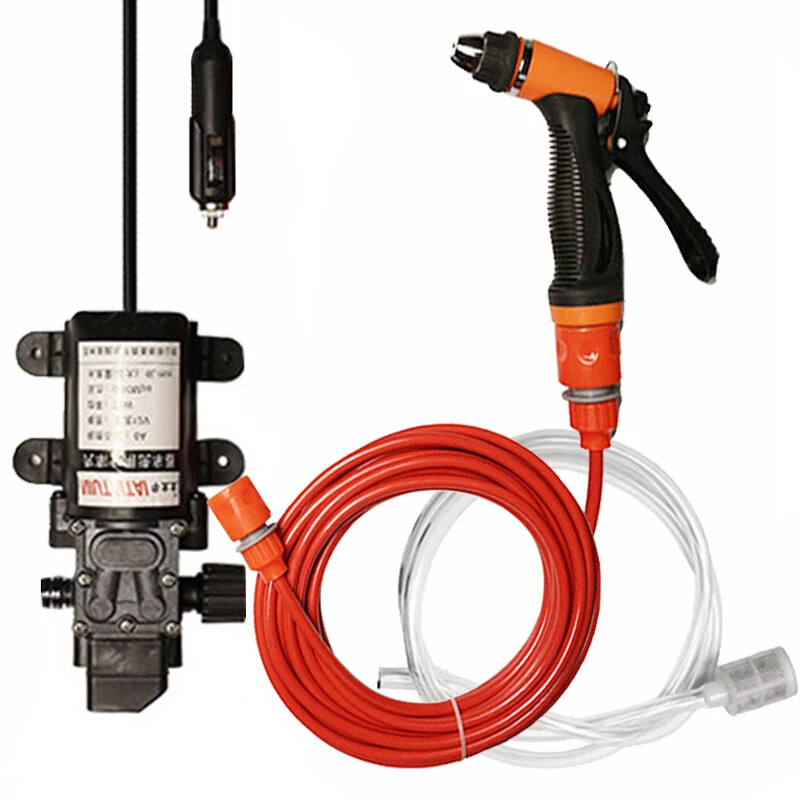 12V High Pressure Car Wash Gun Pump for Auto Cleaning Care