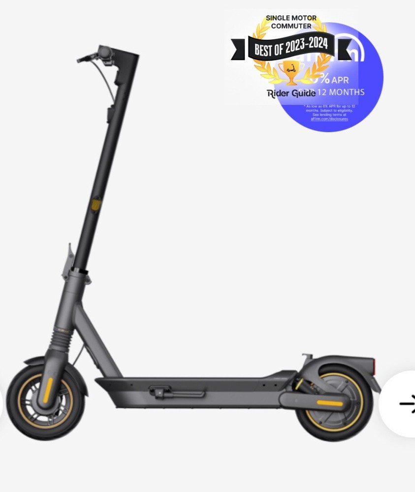 Segway Max G2 Foldable Electric Scooter in Black - Model AA.05.15.01.0002