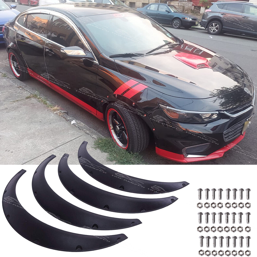 4Pcs For Chevrolet Malibu Cruze Fender Flares Wheel Arches Wide Body Mudguards