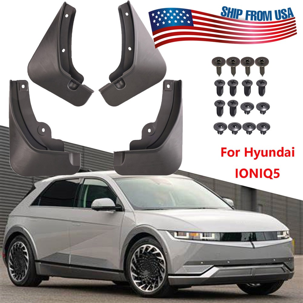 Front Rear Splash Guard Mudguard Mud Flaps Guards For Hyundai IONIQ5 2021-2025'