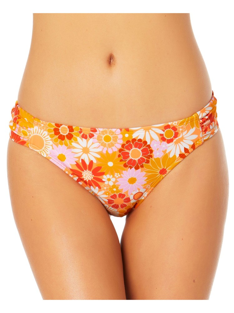 CALIFORNIA SUNSHINE Women's Multi Color Bikini Hipster Swimsuit Bottom L