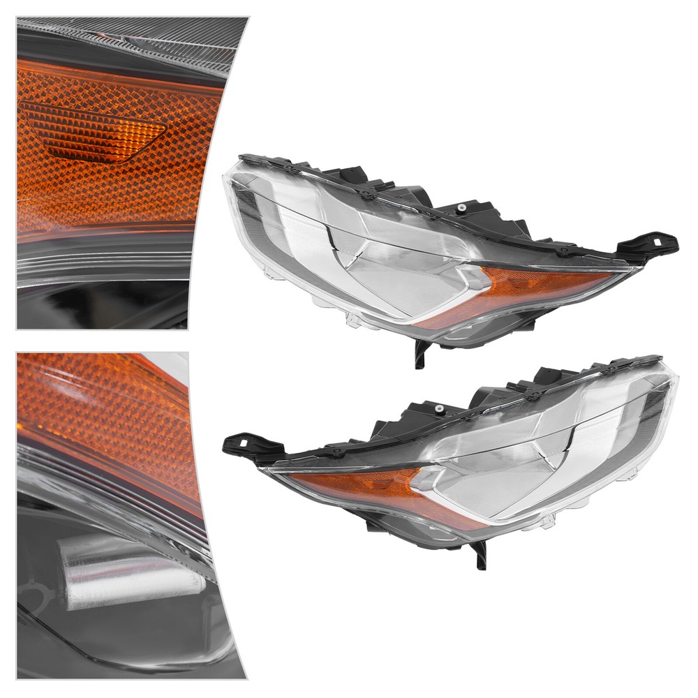 Ford Transit Connect 2019-2020 Halogen Headlight Pair for Titanium XL XLT