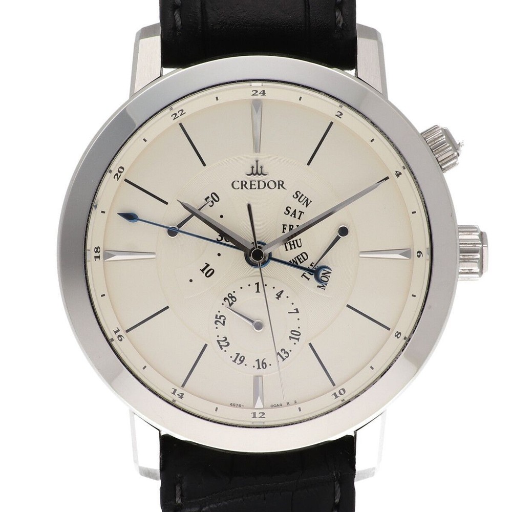 Seiko Credor Node GCBT997 4S76 Retrograde Day Date Power Reserve Japan