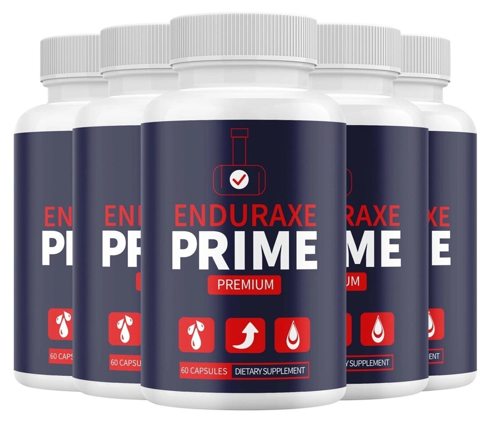 (5 Pack) Enduraxe Prime Advanced Capsules, EnduraxePrime Pills (300 Capsules)