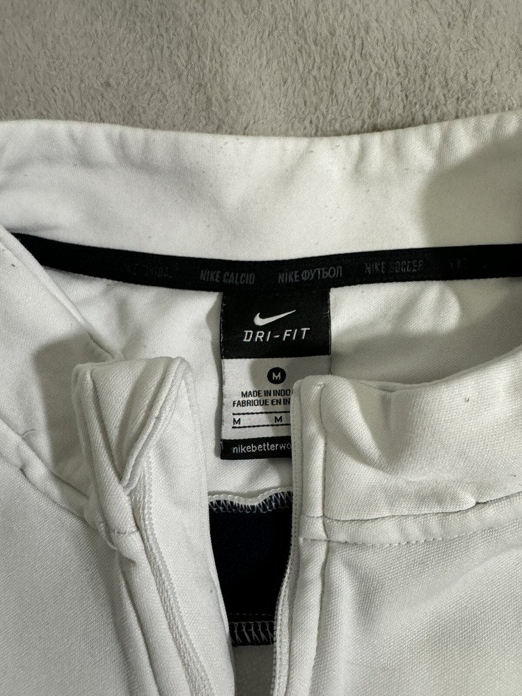 Nike Dri-Fit White 1/4 Zip M Men’s