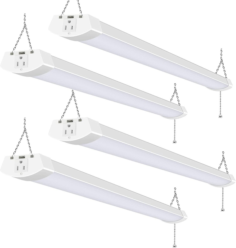4FT 120W LED Shop Light Linkable, 13000lm(400w Equivalent), 5000K Utility Sho...