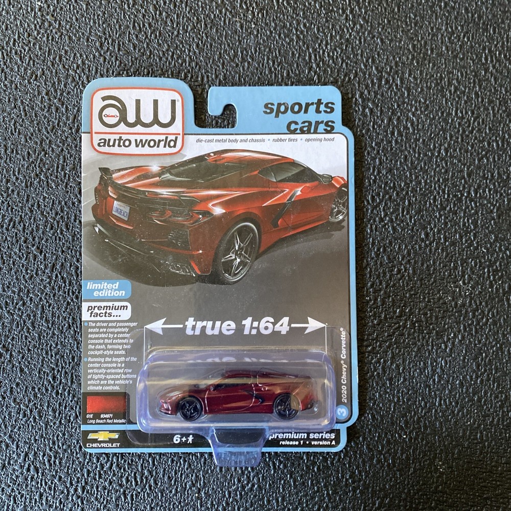 2023 Auto World 1:64 Die-Cast 2020 Chevrolet Corvette #3 NIP Release