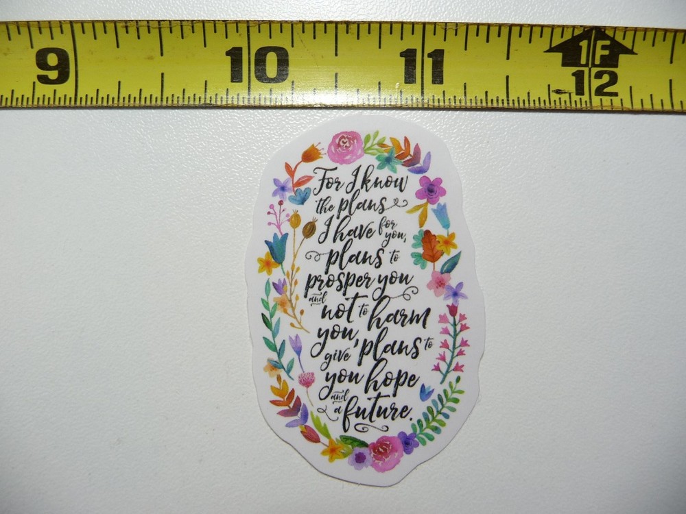 LORD LOVE PROSPER Faith Church Christian Decal Sticker for Future Plans