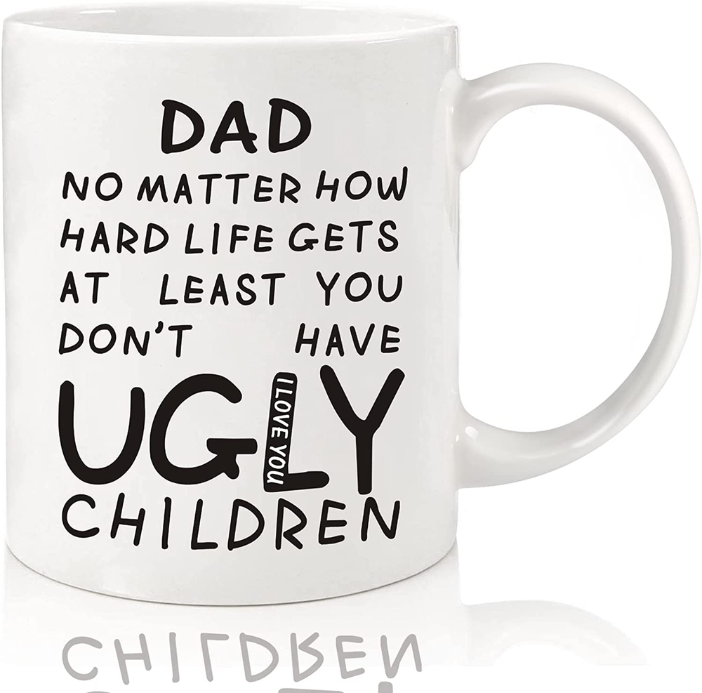 Fathers Day Coffee Mug Gift for Dad from Daughter Son or Wife - 11Oz Funny Present-image