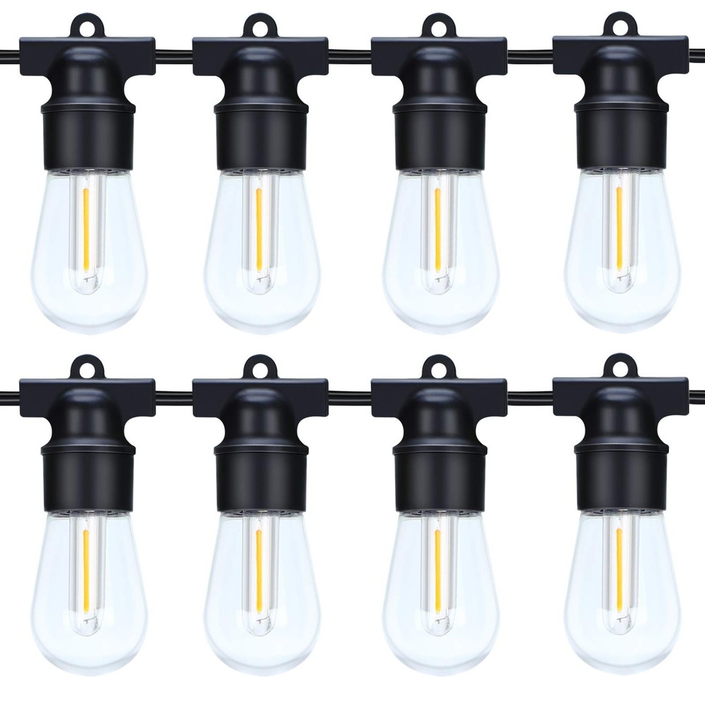 95ft Tamsike LED Outdoor String Lights with 31 Bulbs + 1 Spare for Patio